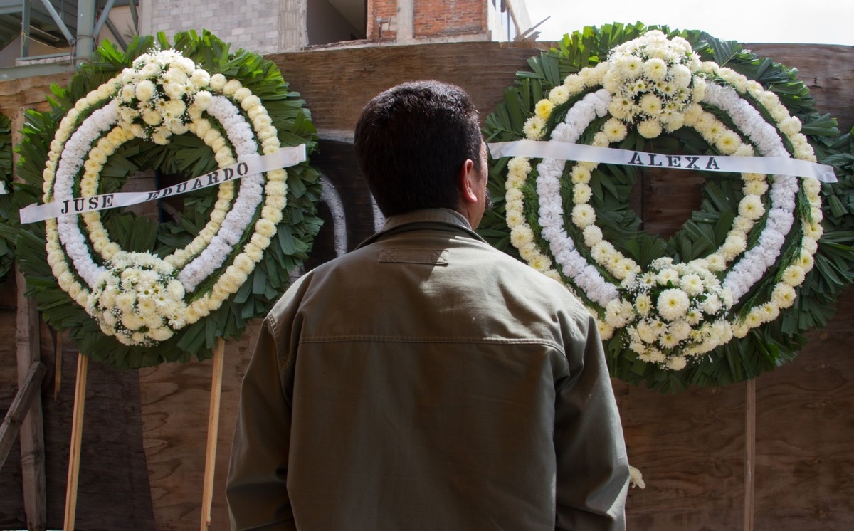 Padres de los niños que perdieron la vida durante el terremoto realizaron una misa conmemorativa el sábado. (Cuartoscuro)