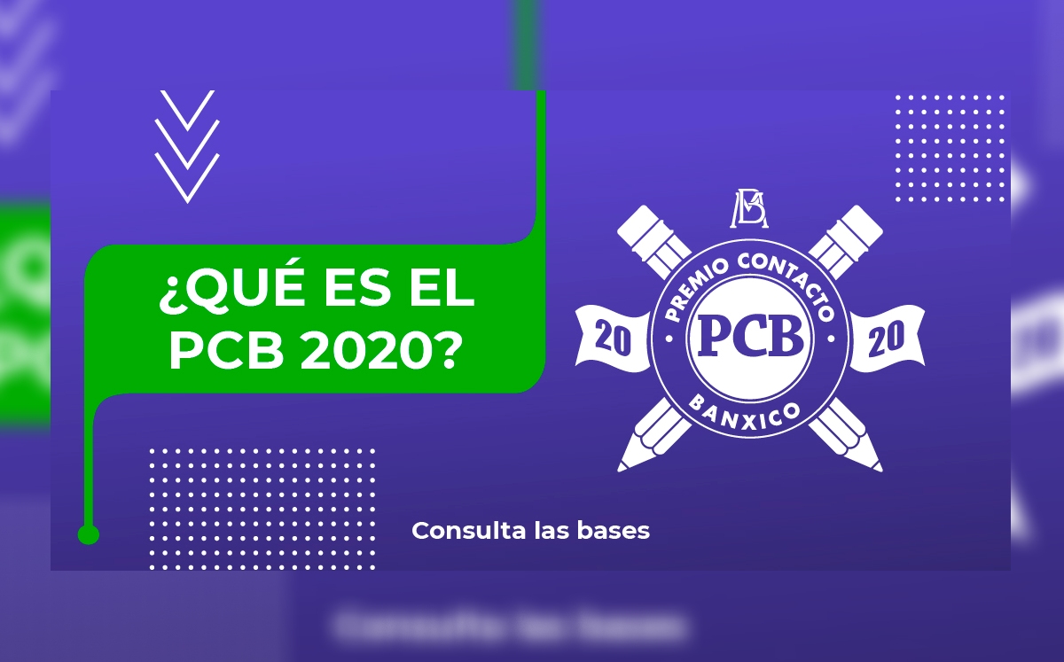 Premio Contacto Banxico 2020. (@BanxicoEduca)