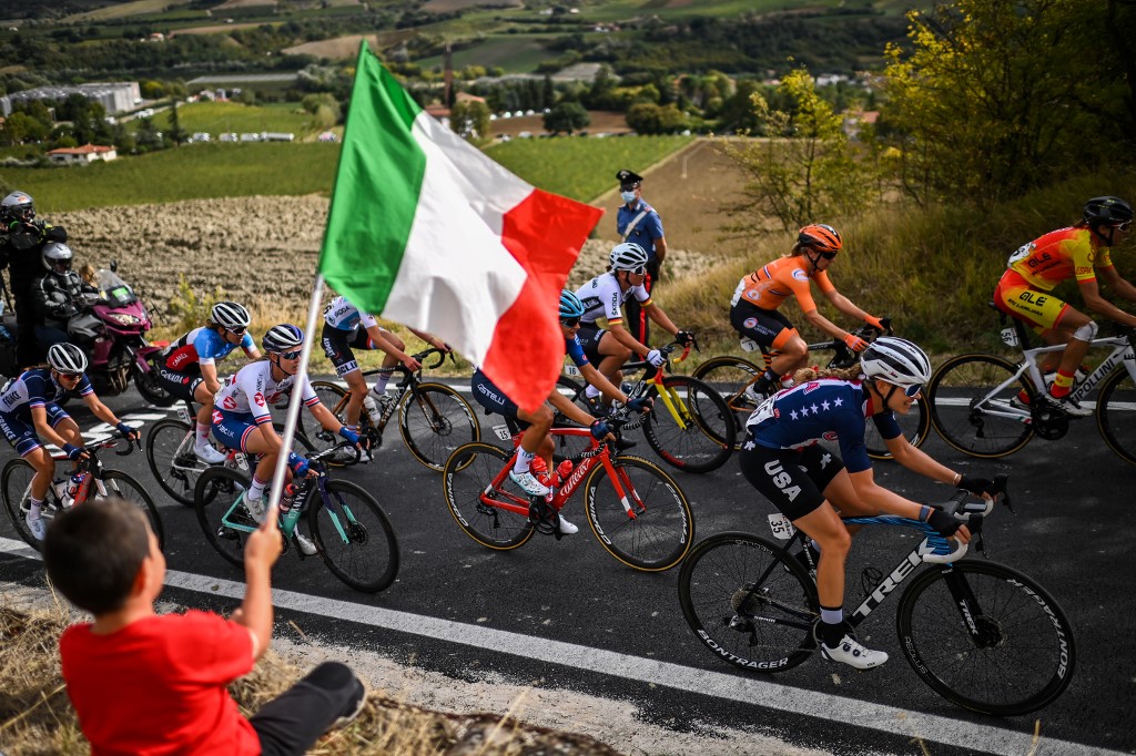 Mundial de ciclismo de ruta en Italia (AFP)