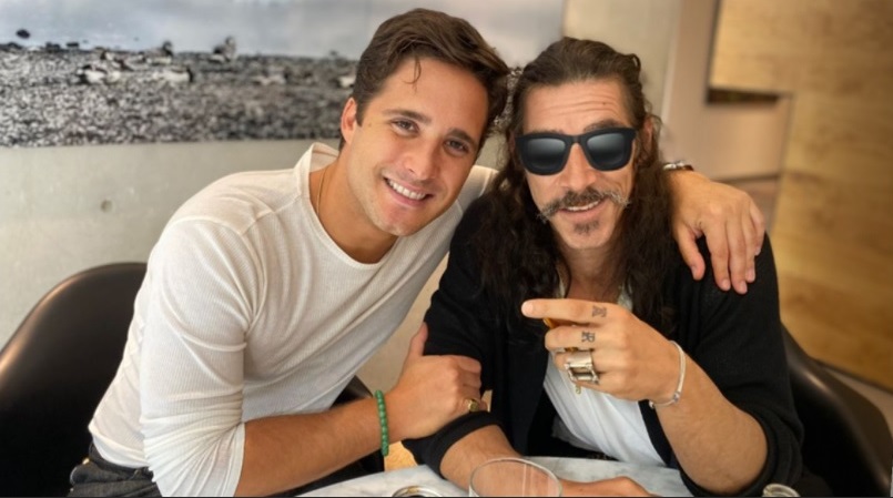 Diego Boneta y Óscar Janeada se reunieron. (Instagram)