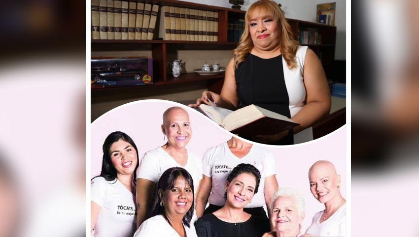 Moreno Cordero indicó que en la agrupación civil ofrece atención psicológica a las mujeres que luchan contra el cáncer. Foto: Especial