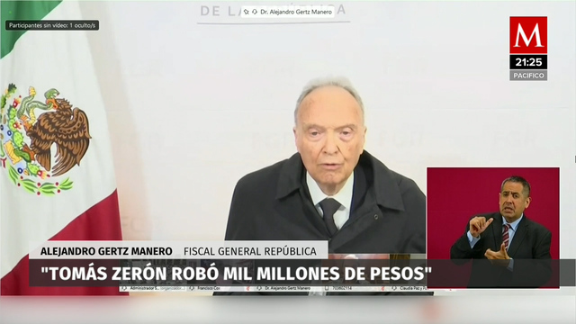 Tomás Zerón robó millones de pesos por encubrir pruebas en caso Ayotzinapa: Gertz Manero
