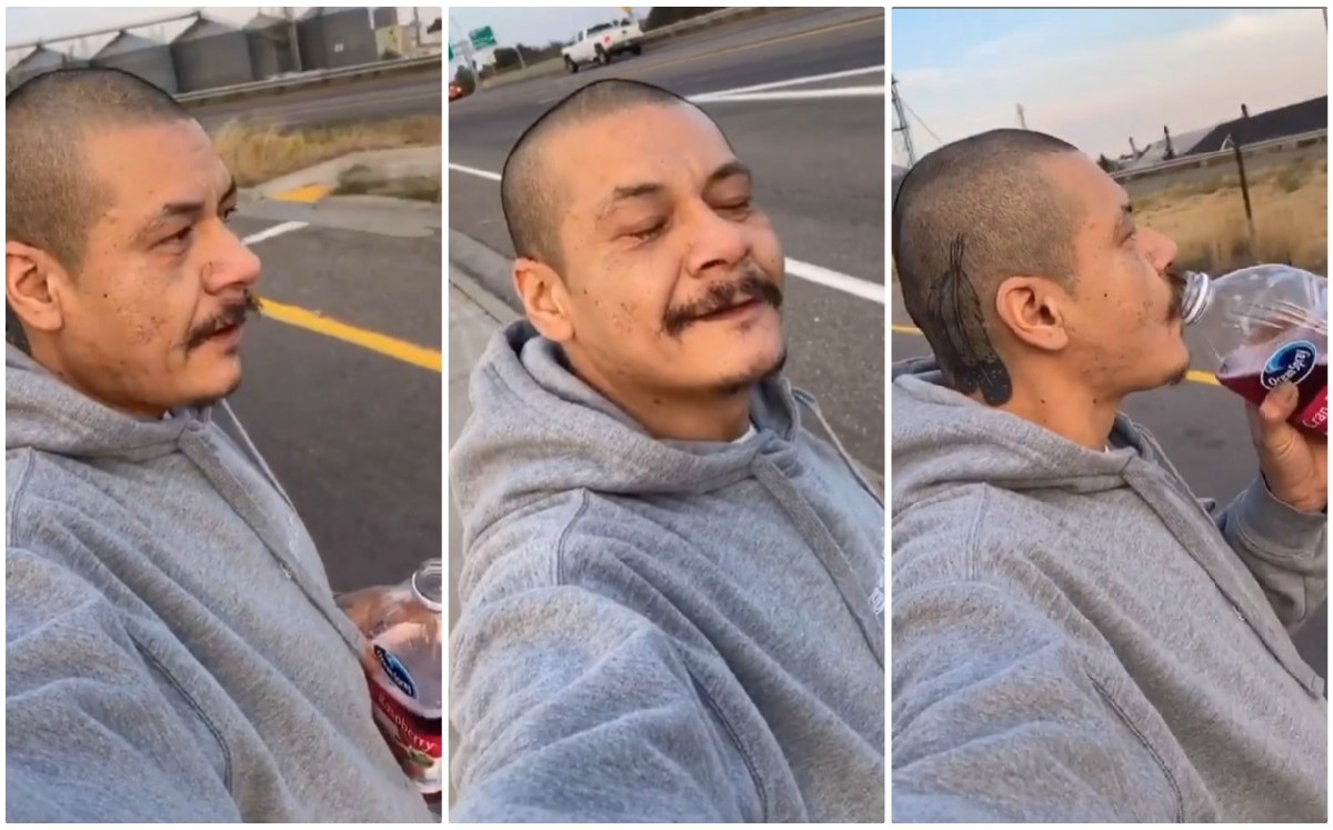 El usuario Dogg Face se ganó a los internautas con su relajado estilo de andar en patineta. (TikTok)