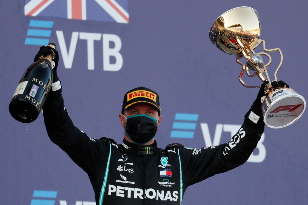 Valtteri Bottas gana el GP de Rusia (AFP)