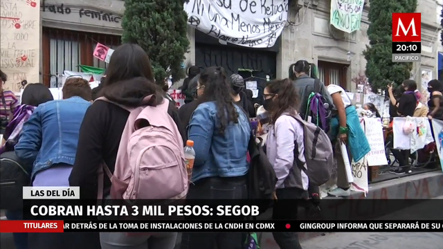 Colectivos feministas cobran hasta 3 mil pesos por gestiones ante funcionarios públicos