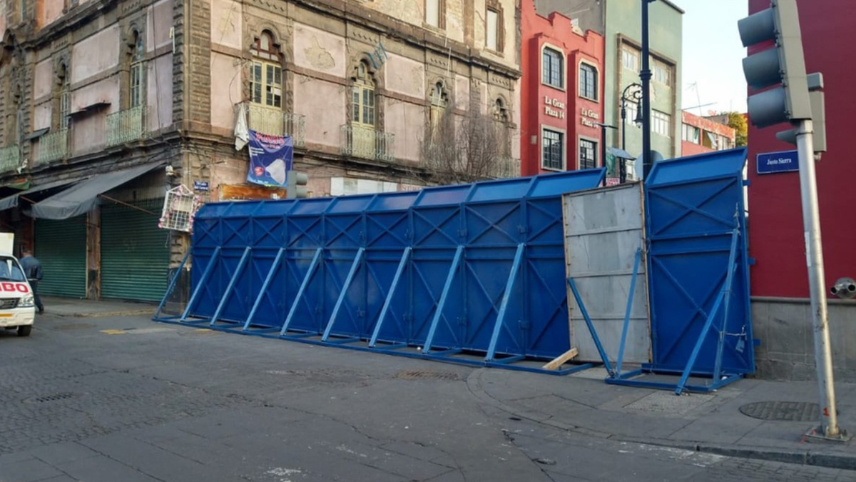Extienden filtros de seguridad en la zona cercana al Zócalo de la Ciudad de México