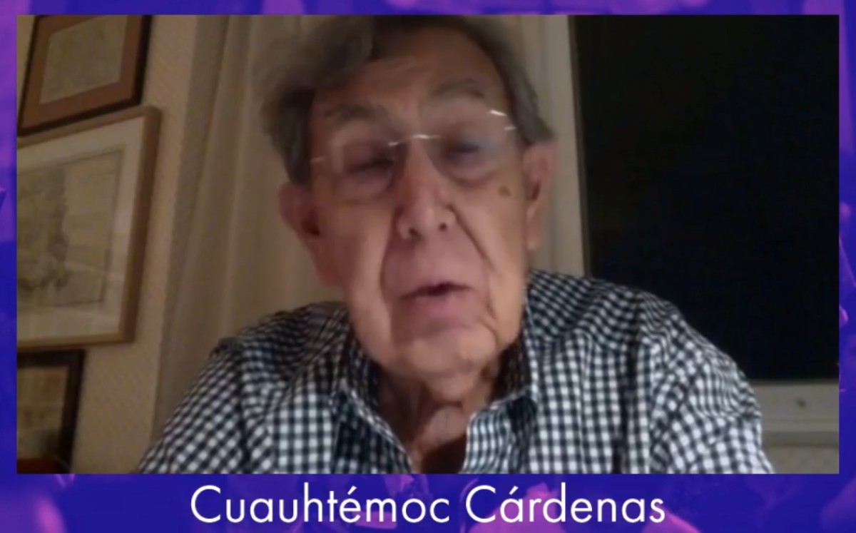 El ingeniero fue invitado a participar en un evento de la organización Nosotrxs. (captura)