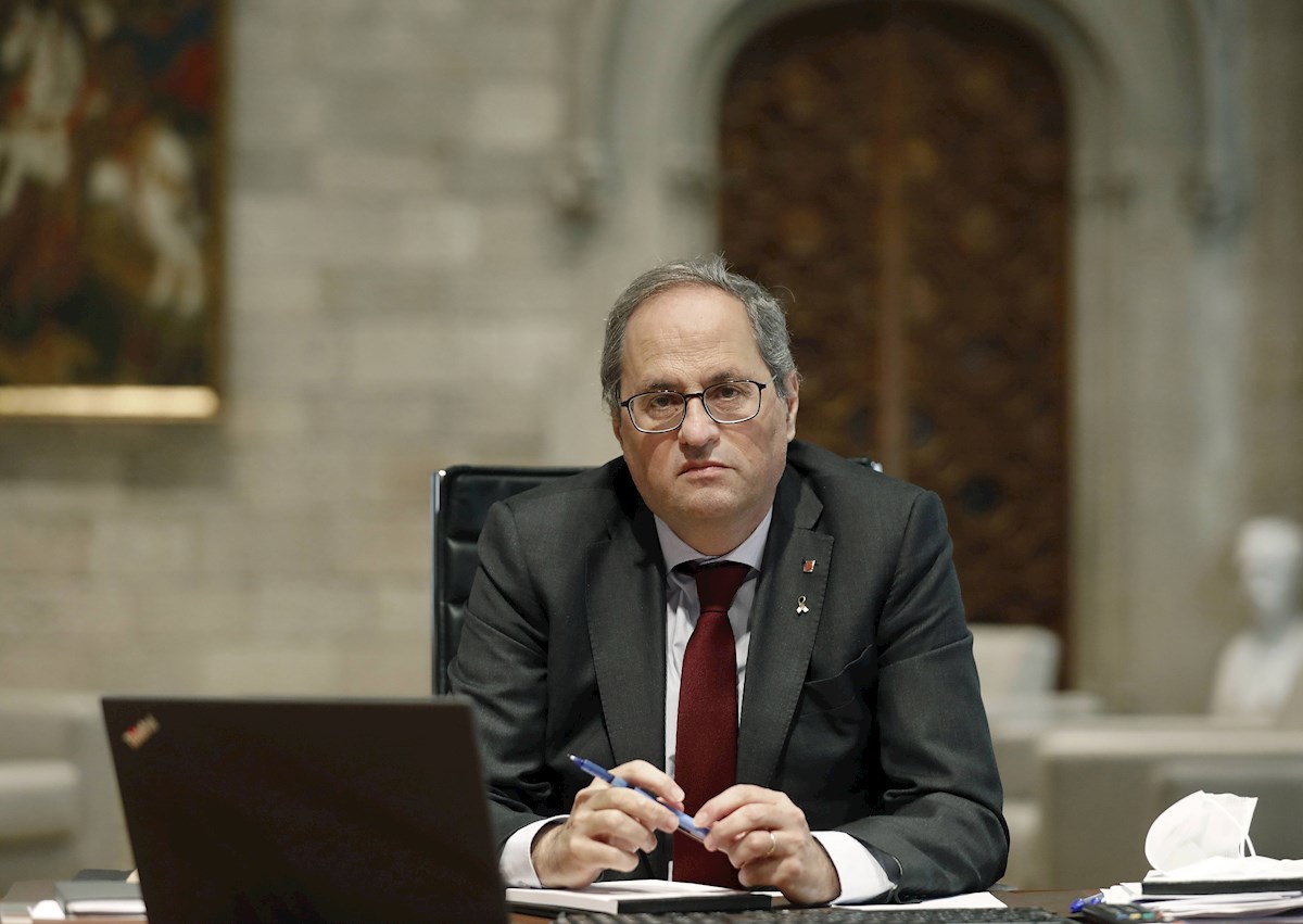 Quim Torra, presidente de cataluña. | EFE