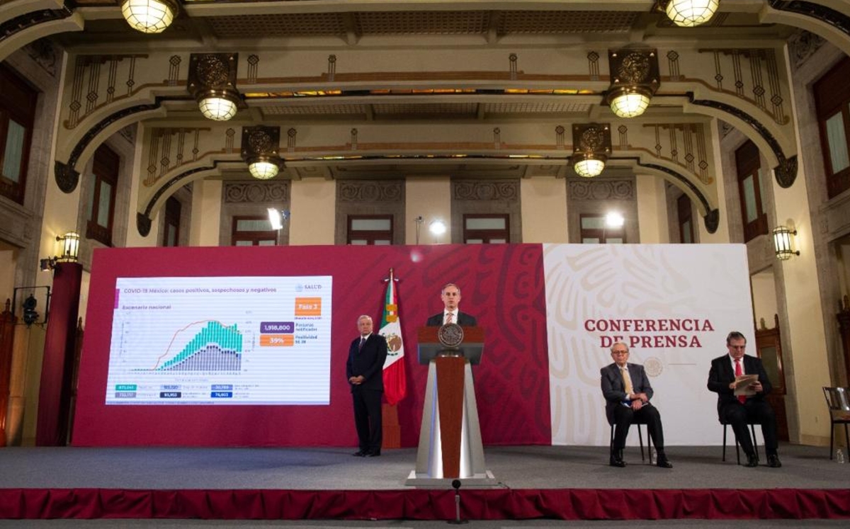Conferencia de prensa del 29 de septiembre del 2020, en Palacio Nacional. (Cortesía)