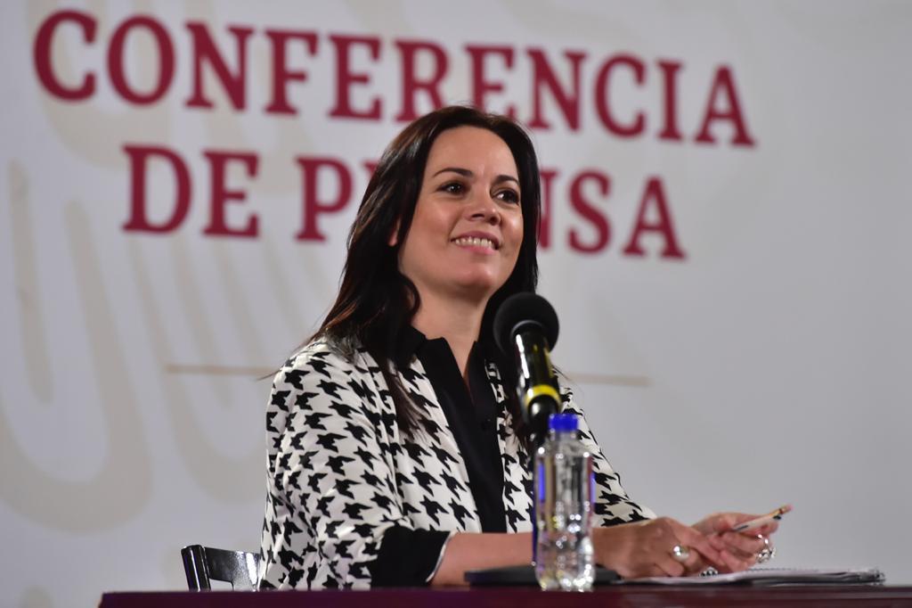 Diana Álvarez Mauri, titular del Banco del Bienestar. (@SE_mx)