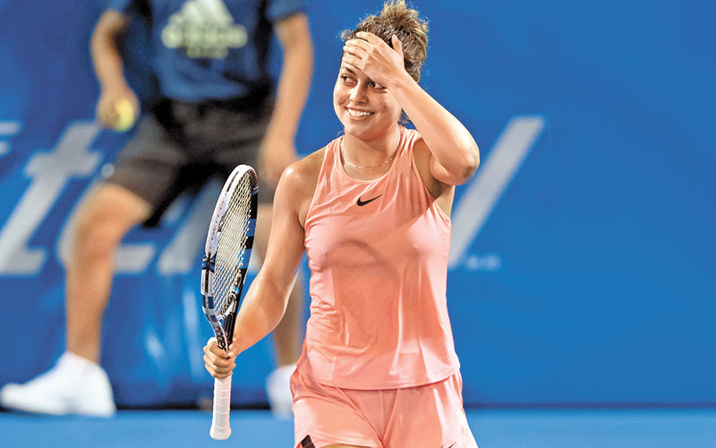 Me da gusto para que nos apoyen más y estén más motivadas en México las tenistas junior”: Renata Zarazúa. (MexSport)