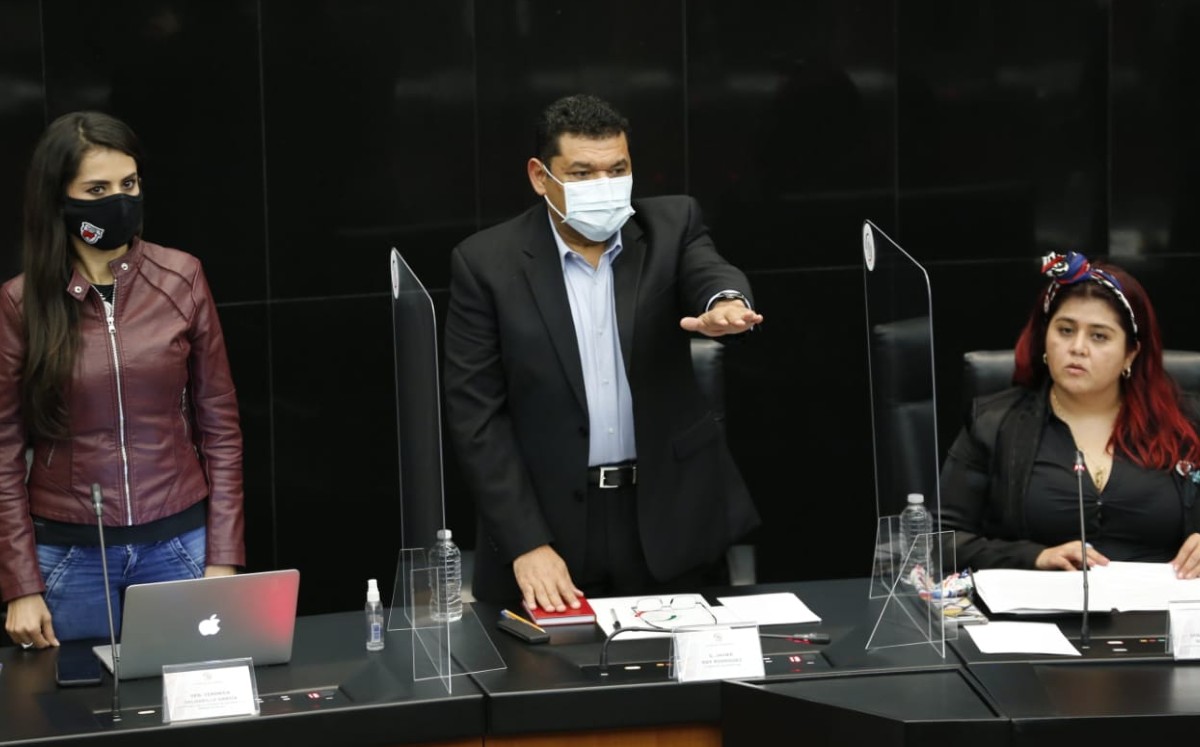 Javier May en el Senado de la República. (Omar Franco)