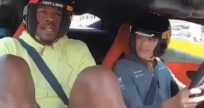 Jimmy Butler con Lando Norris (Especial)