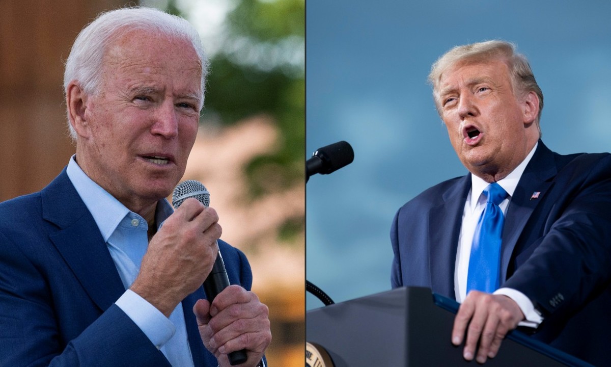 Joe Biden y Donald Trump tendrán hoy su primer debate presidencial. | AFP