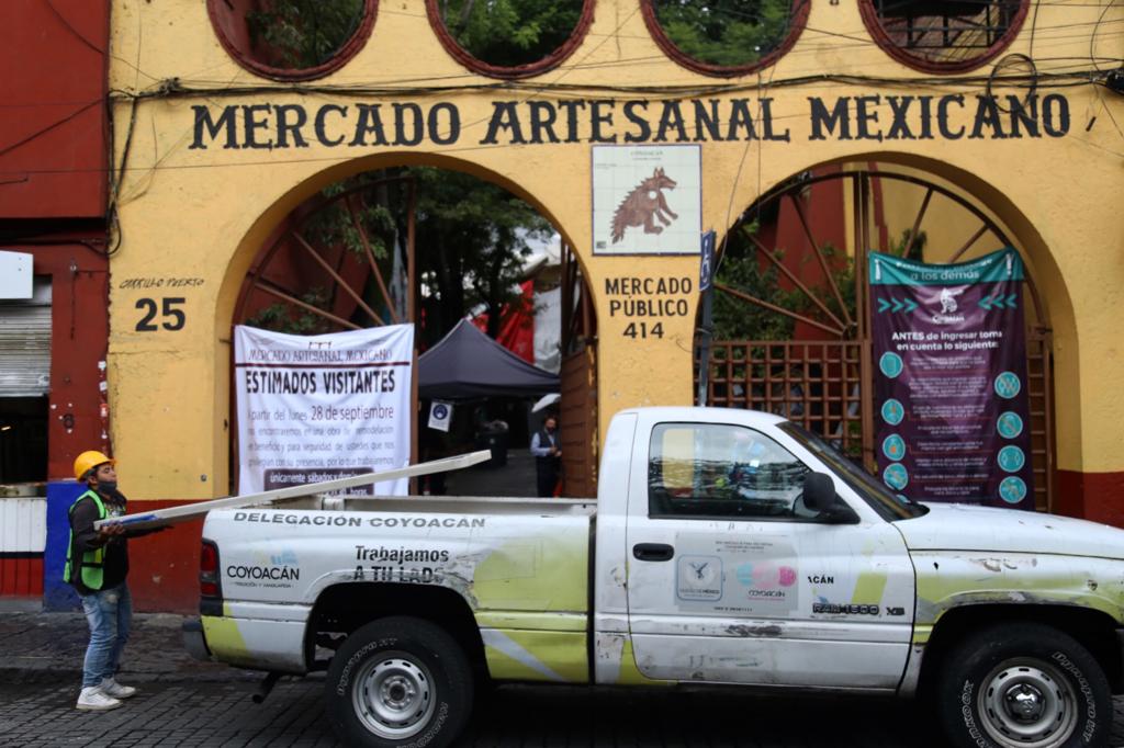 Mercado de artesanías de Coyoacán cerrará de lunes a viernes por remodelación | Especial