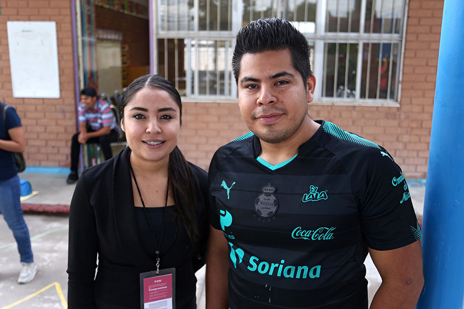 Adriana Durán traductora de señas en La Laguna. (Especial)