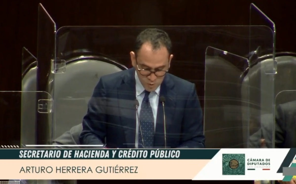 Arturo Herrera ante la Cámara de Diputados. (Especial)