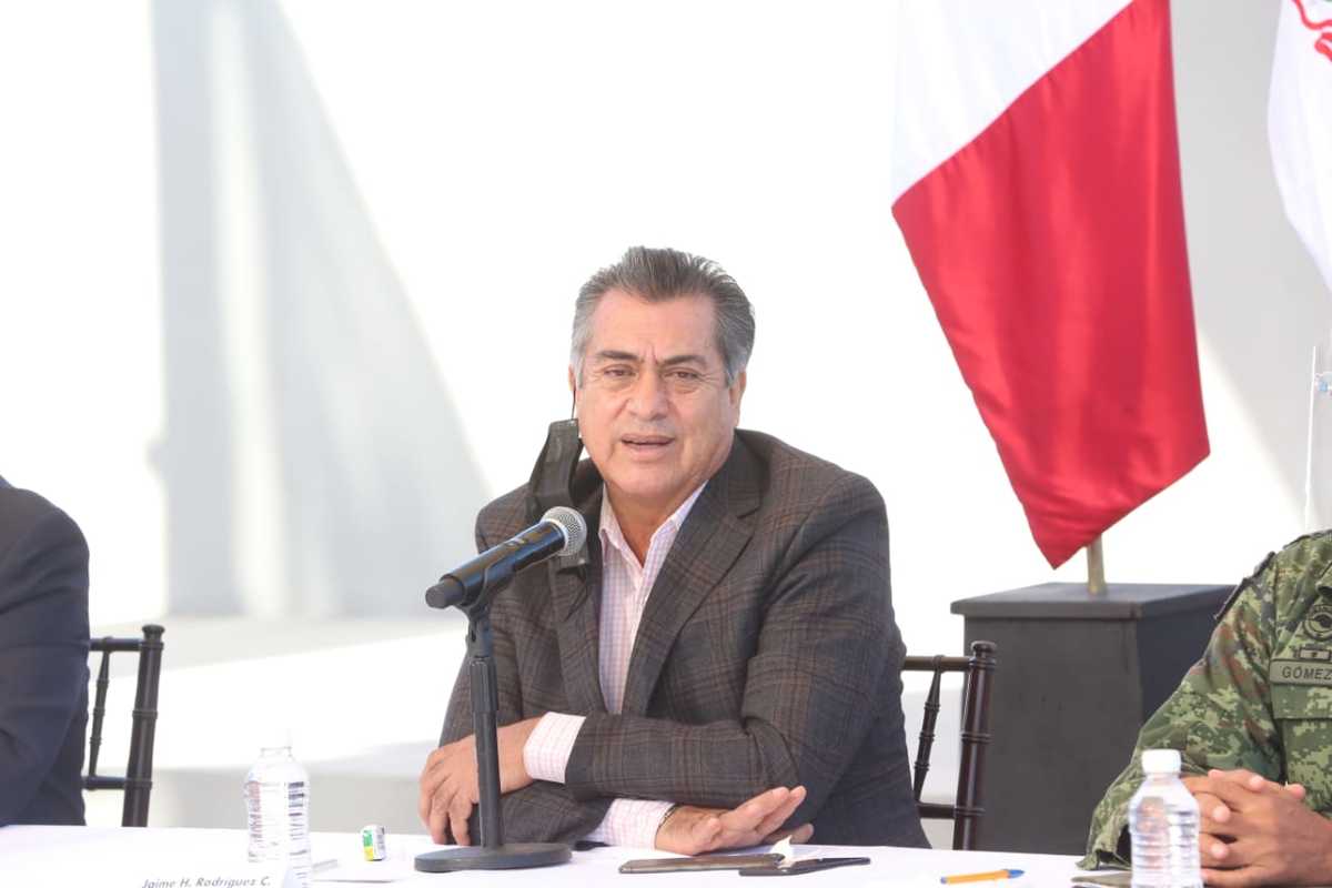 Jaime Rodríguez Calderón, gobernador de Nuevo León. Foto: Raúl Palacios.