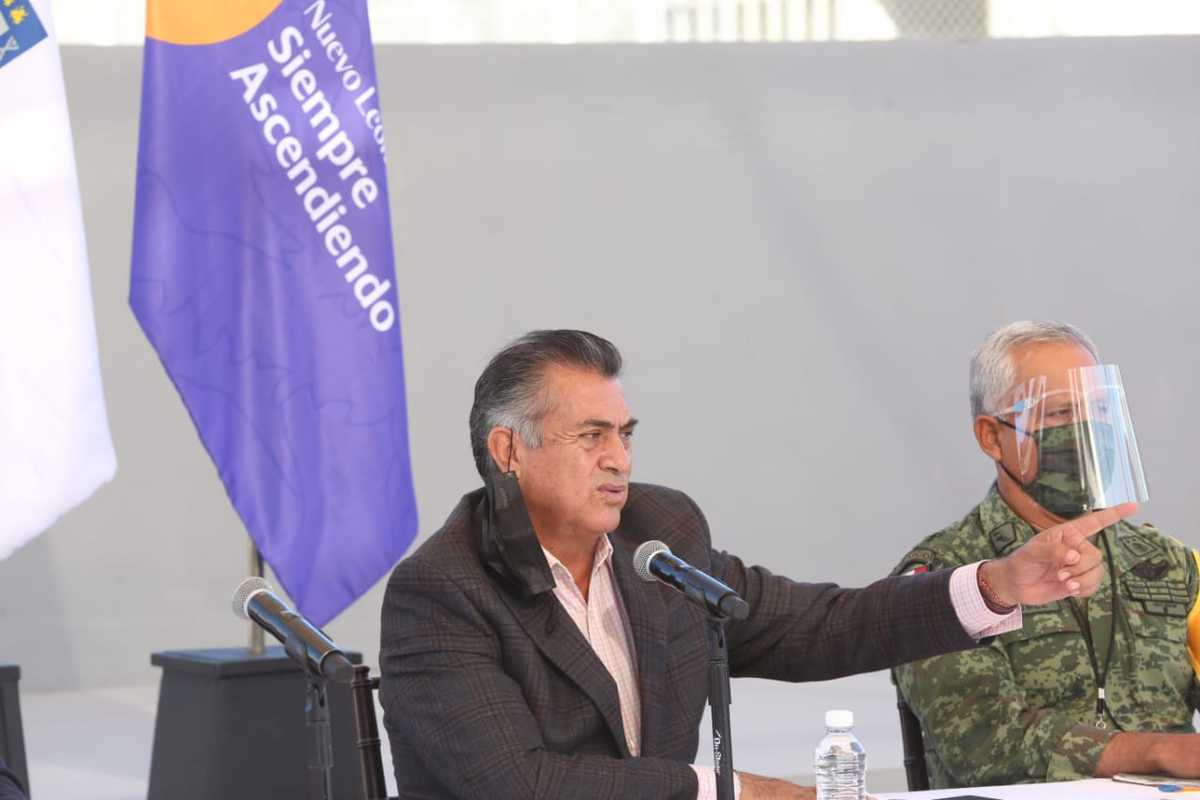 Jaime Rodríguez Calderón, gobernador de Nuevo León. Foto: Raúl Palacios.
