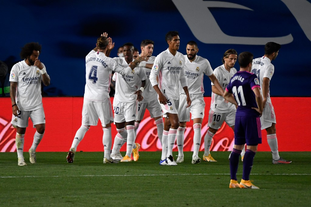 Real Madrid venció al Valladolid (AFP)