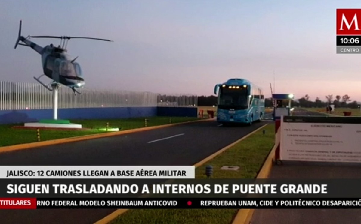 Siguen trasladando internos de Puente Grande