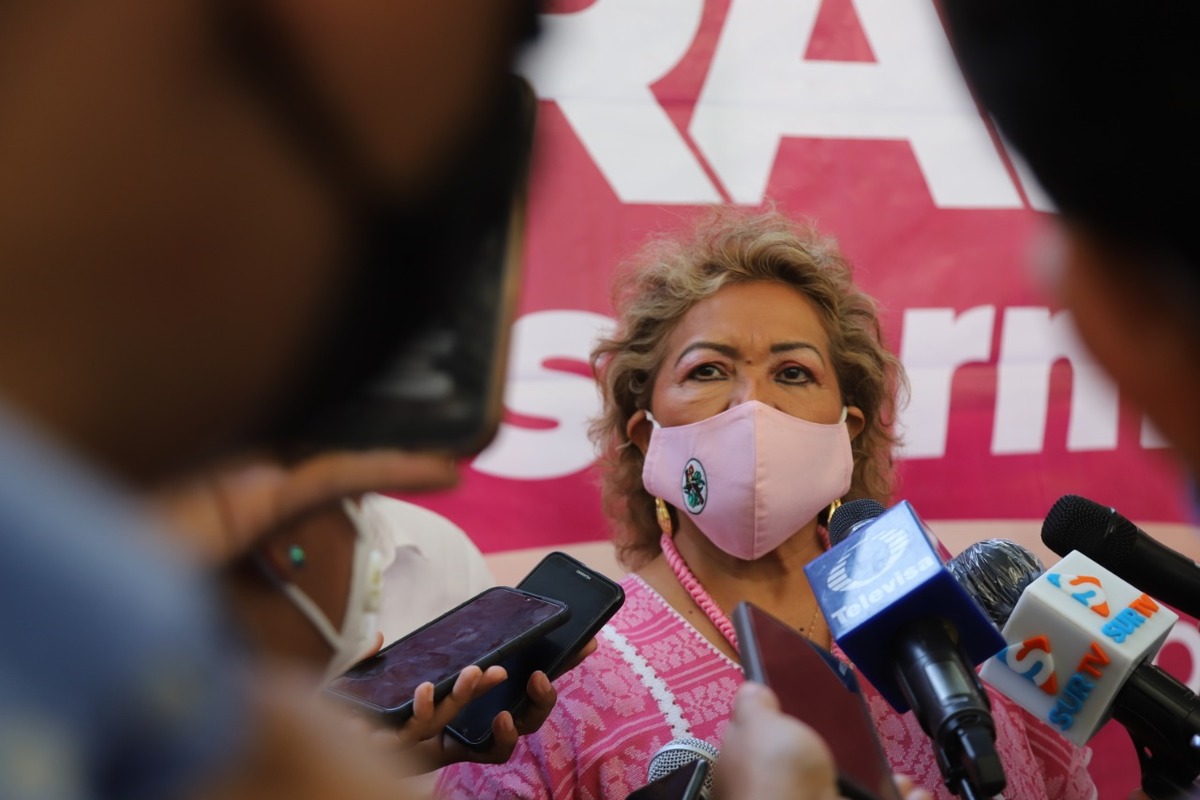 La alcaldesa de Acapulco, Adela Román. (Javier Trujillo)