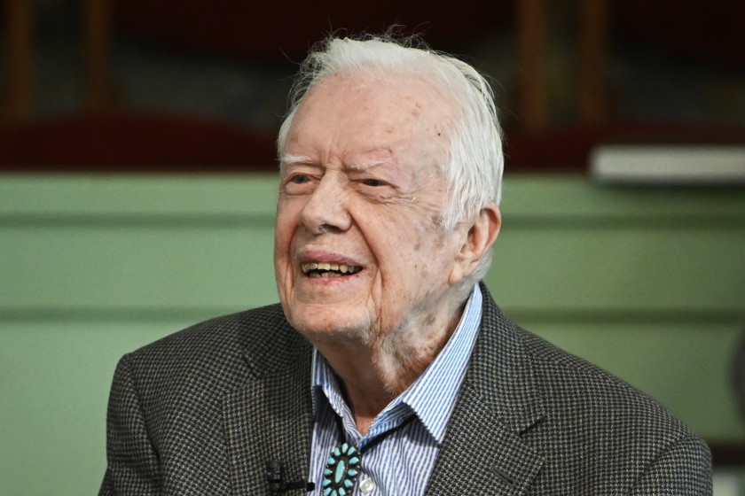 Jimmy Carter en una aparición pública en 2019. | AP