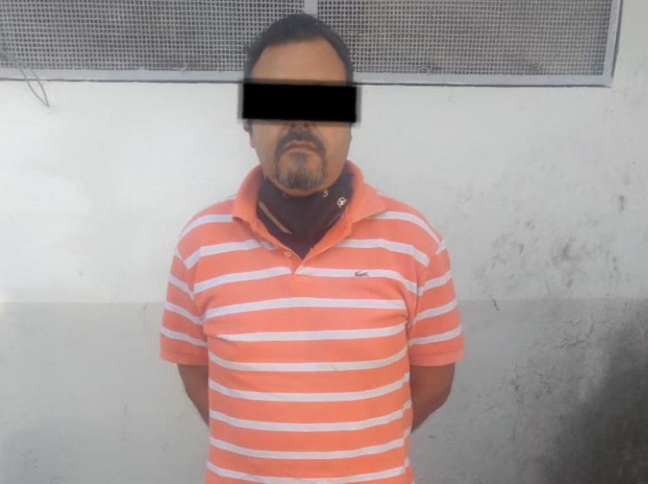 Luis Manuel "D" fue detenido por la Policía de Guadalupe. Foto: Especial.