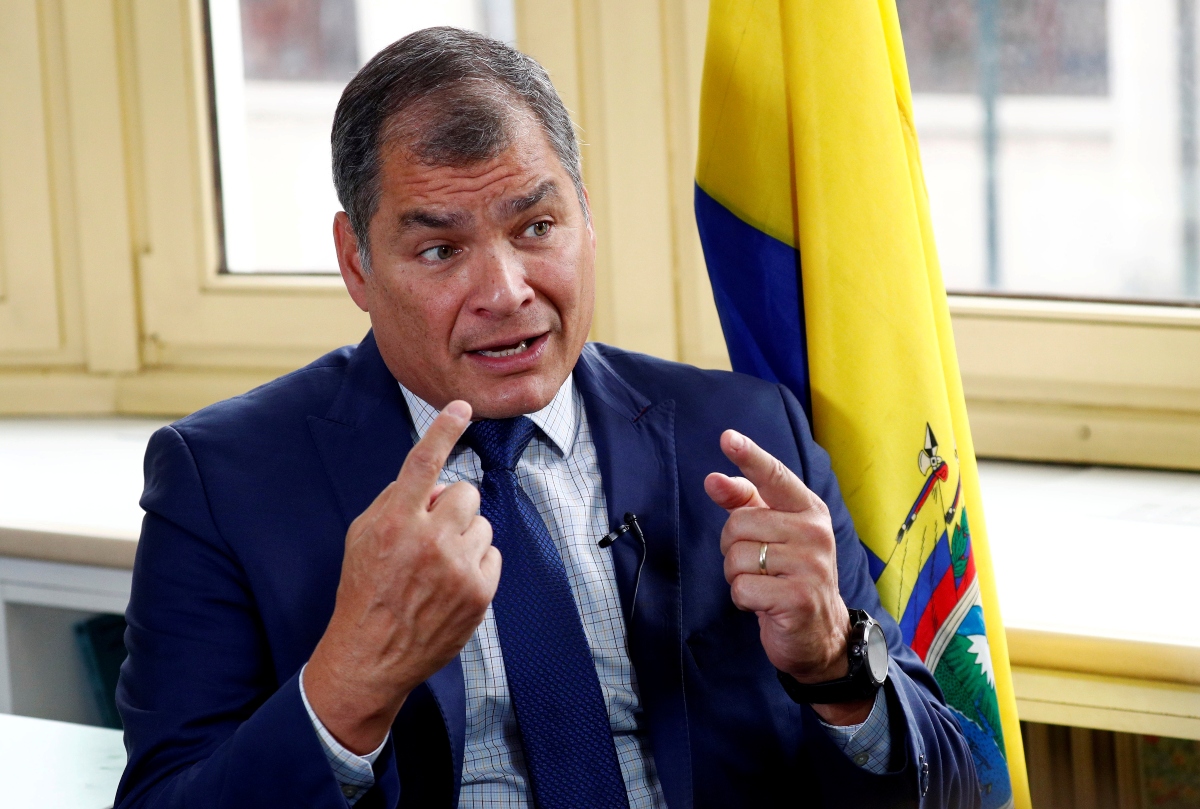 Rafael Correa no contenderá por la vicepresidencia de Ecuador. (Reuters)
