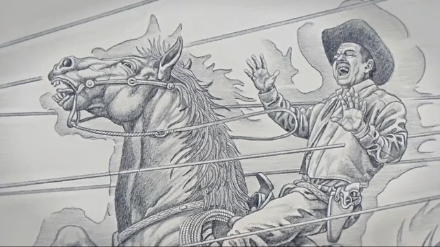 El Arte de la Canción. Héctor Morales dibuja "Gabino Barrera"