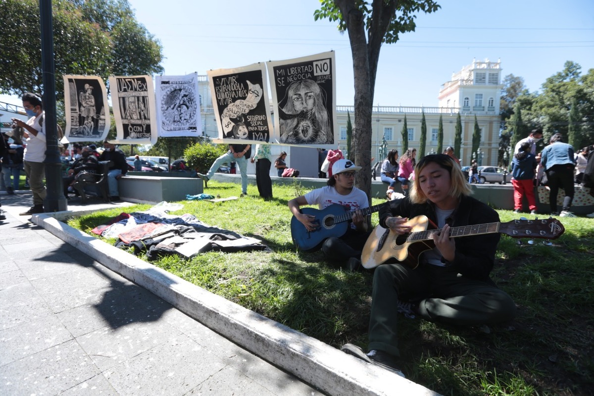 Jóvenes se unieron para recordar esta fecha con música y una exposición fotográfica sobre el movimiento.