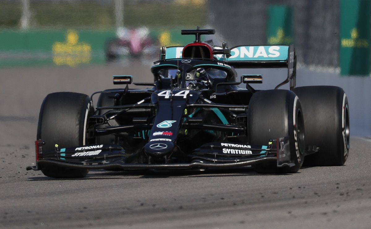 Lewis Hamilton durante el Gran Premio de Rusia (Reuters)