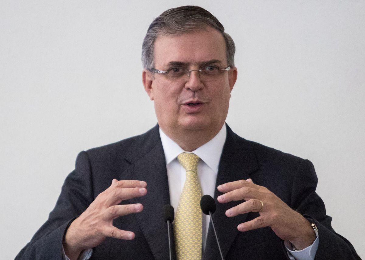 El secretario de Relaciones Exteriores, Marcelo Ebrard. (Cuartoscuro)