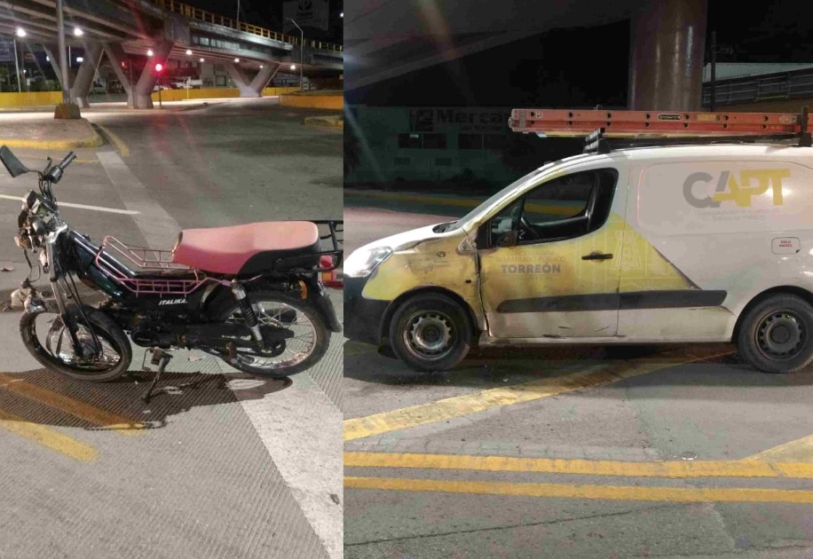 A las 4:00 horas de este viernes un motociclista resultó lesionado de gravedad. (Especial)