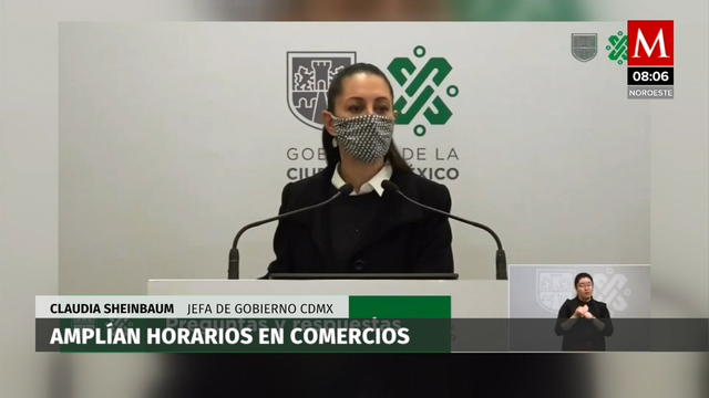CdMx ampliará horarios en plazas y tiendas la próxima semana