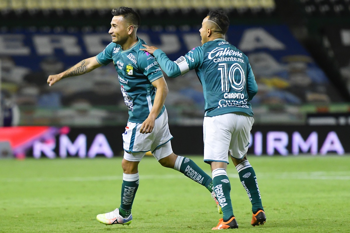 Jugadores de León en festejo (Imago7)