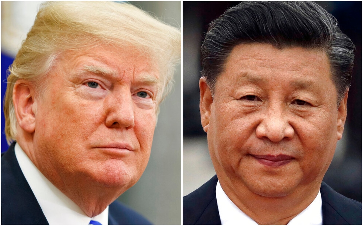 Pese a la polémica causada por Trump sobre China, el presidente le deseó a su homólogo una pronta recuperación. (AP)
