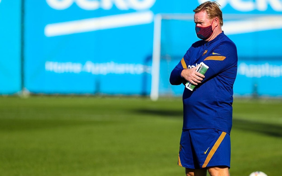 Ronald Koeman, entrenador del Barcelona (Twitter @FCBarcelona_es)