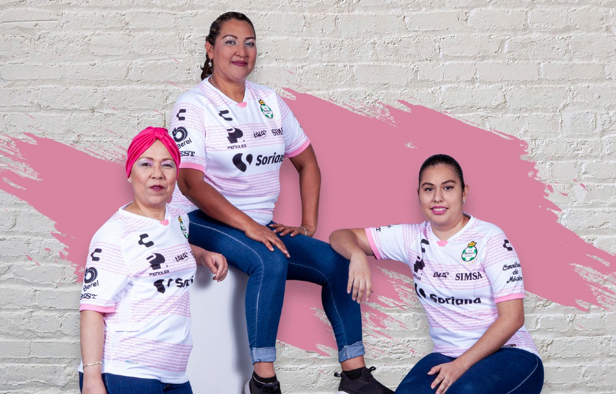 Santos y Mujeres Salvando Mujeres se unen contra el cáncer de mama. (Especial)