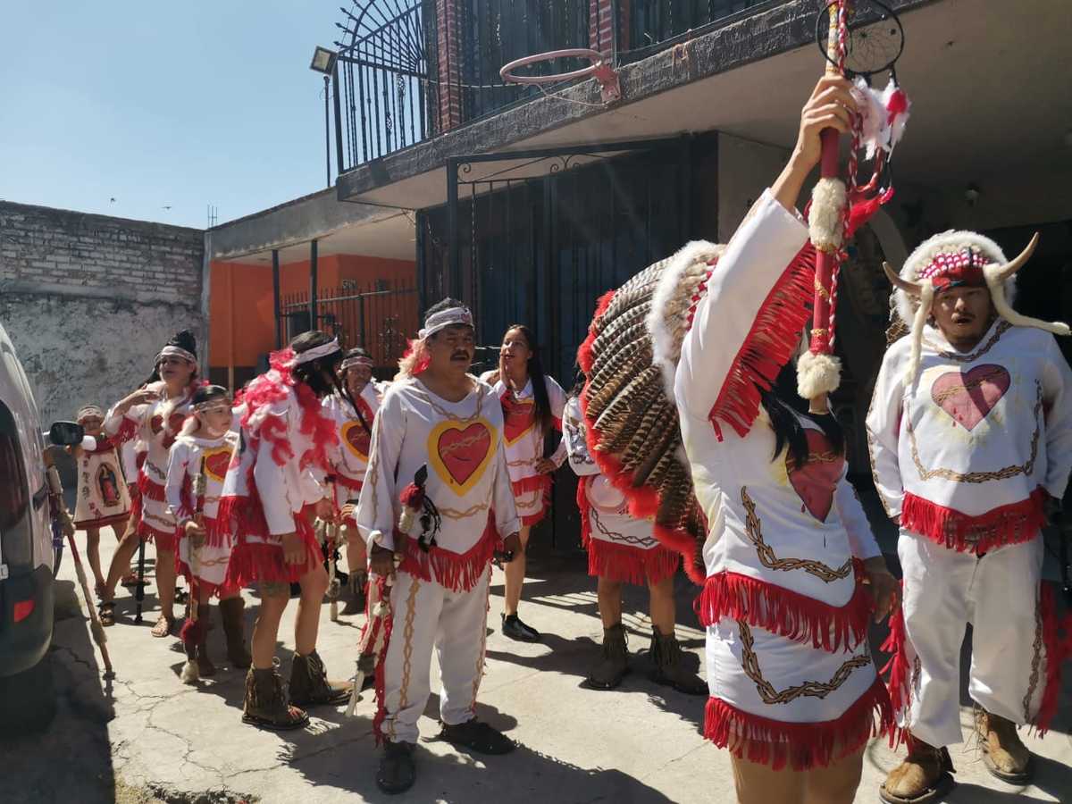 Danzantes dijeron sentirse tristes por no acompañar a la Virgen en la Romería. (Diana Barajas)