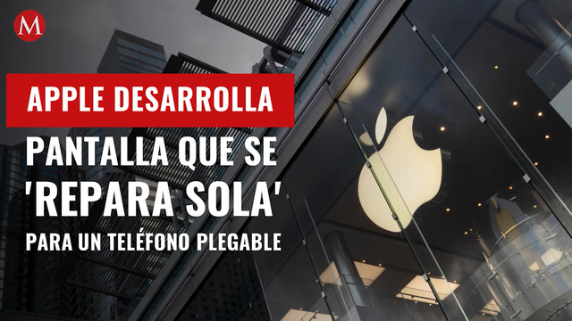 Apple desarrolla pantalla que se 'repara sola' para un teléfono plegable