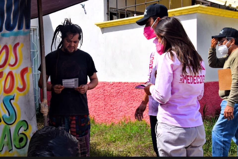 El candidato de Podemos propuso realizar corredores y andadores urbanos en las calles. (Cortesía)