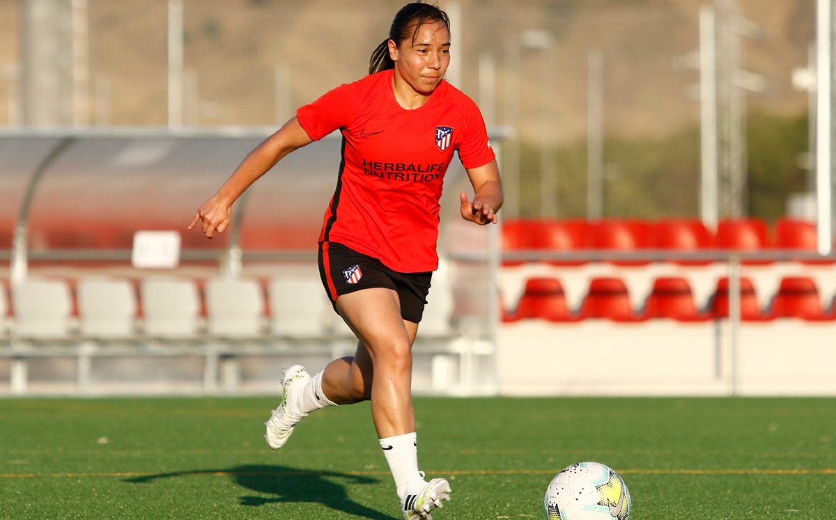 Charlyn Corral sufre rotura de ligamento en rodilla izquierda (Twitter @AtletiFemenino)