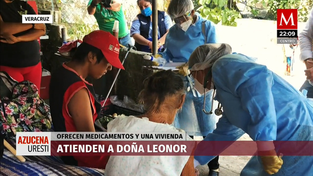 Doña Leonor ya recibe el apoyo de autoridades de Veracruz tras dar a conocer su situación