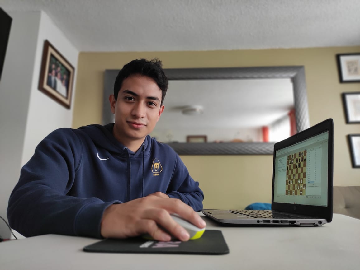 Luis Enrique Rodríguez Barragán, alumno de la Facultad de Ciencias, fue el jugador universitario con más puntos (Deporte UNAM)