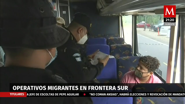 Migrantes hondureños en caravana intentan llegar a los EU atravesando territorio mexicano
