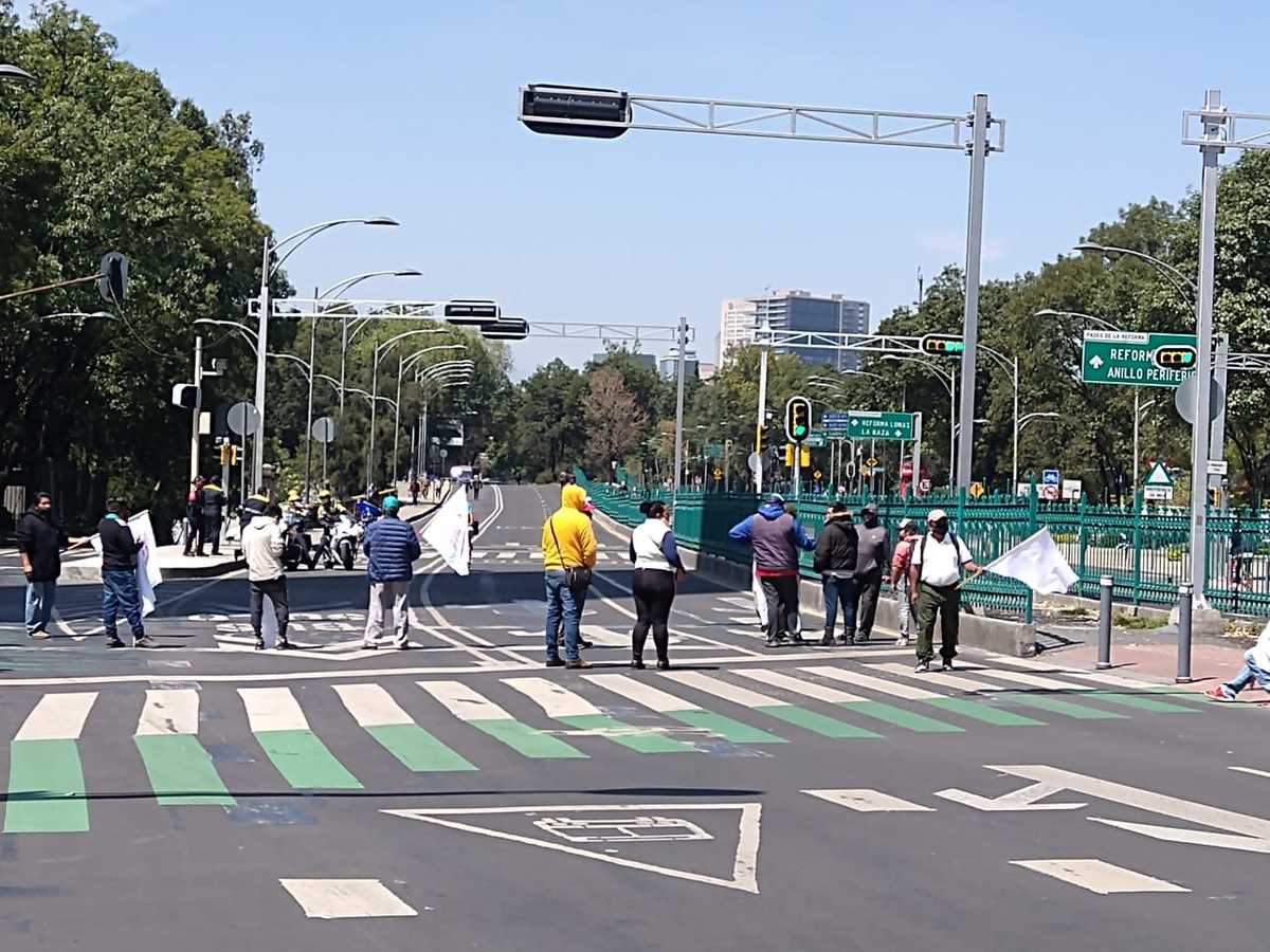 La protesta afecta el tránsito y el servicio de Metrobús. | César Velázquez