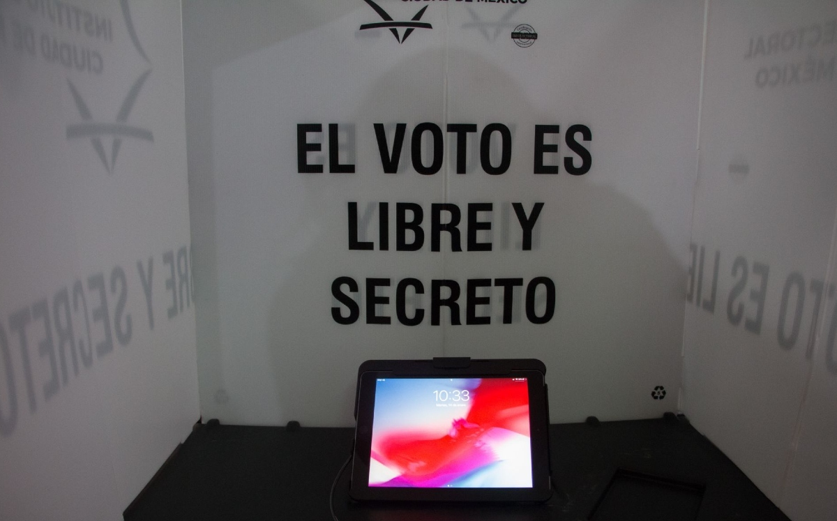 El voto electrónico por internet será secreto a través de una llave criptográfica. (Cuartoscuro)