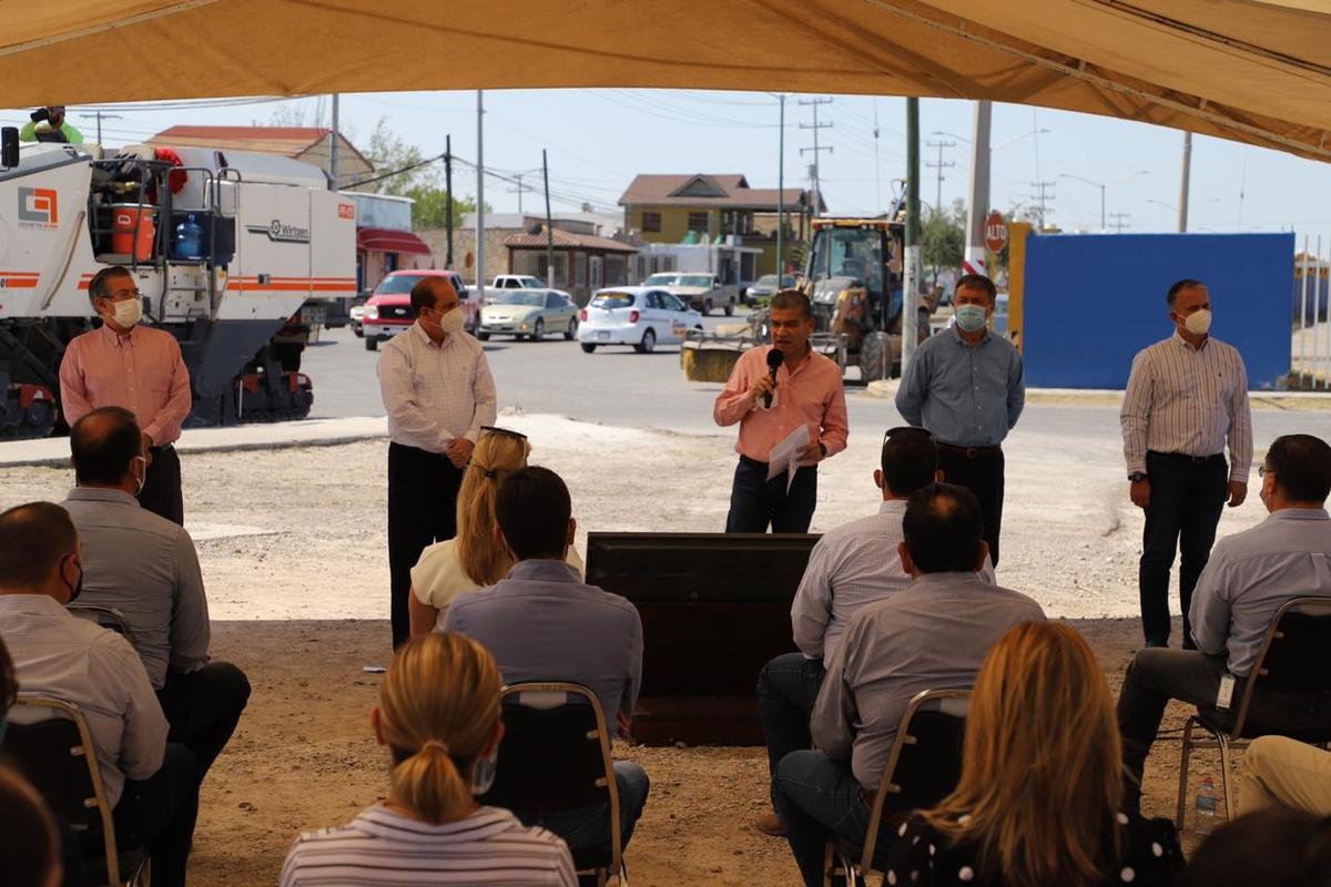 El anuncio se realizó desde el inicio de una obra en Piedras Negras, Coahuila. (Especial)