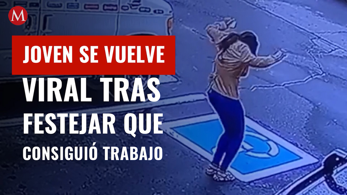 Captan a joven realizar eufórico baile tras conseguir trabajo; su reacción se vuelve viral